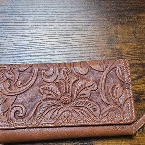 B.O.C WALLET Tooled Leather Look #2